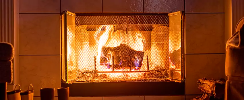 Mendota Hearth Landscape Fireplace Installation in Bozeman, Montana