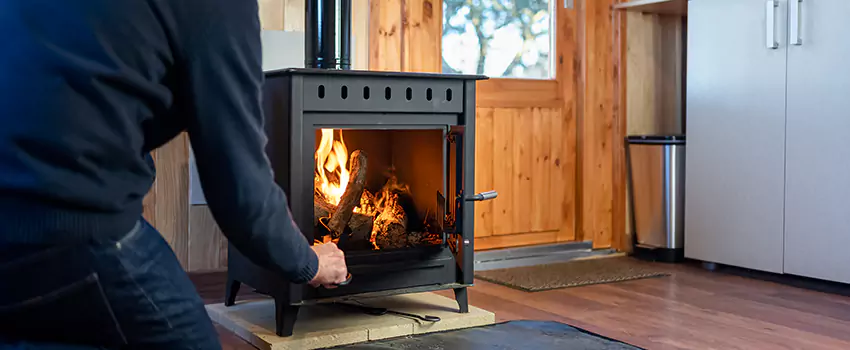 Open Hearth Wood Fireplace Installation in Bozeman, MT